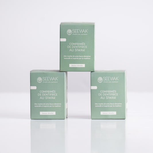 Pack 3 boites de comprimés au Siwak